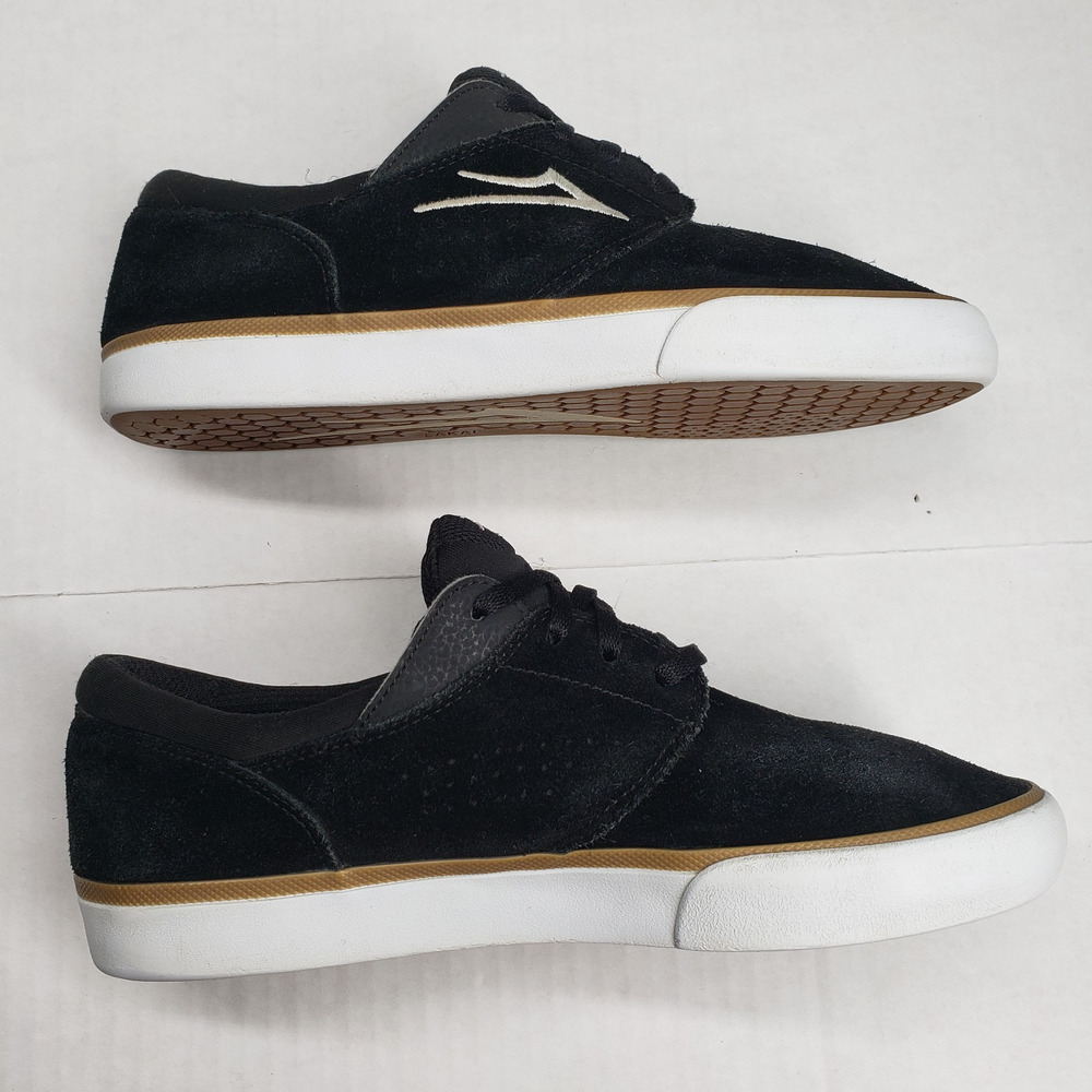Lakai Fremont Skate Vulc Shoes Mens 7 Black Suede Skateboarding Team Yonnie Cruz - Picture 14 of 16